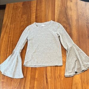 Bar III Heather Gray Knit Top